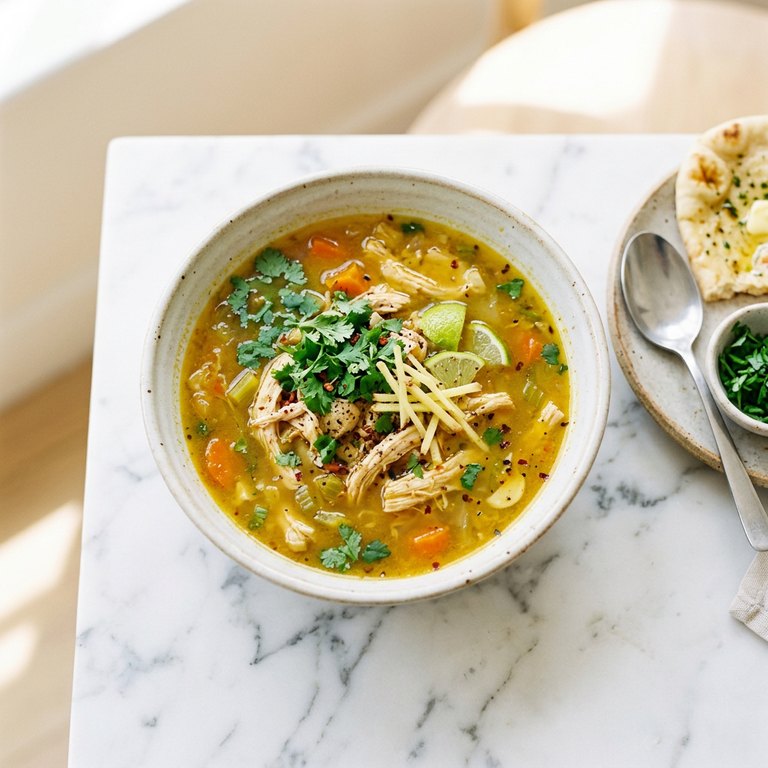 Chicken Soup — Light broth with coriander